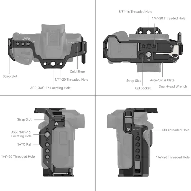 SmallRig 4214 Cage For Canon EOS R50 