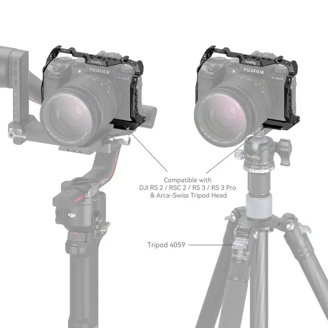 SmallRig 4230 Cage For Fujifilm X-S20 Kamerabur med mange festepunkter 