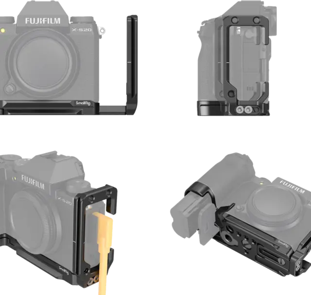 SmallRig 4231 L-Bracket Fujifilm X-S20 Vinkelskinne X-S20 Arca Swiss 