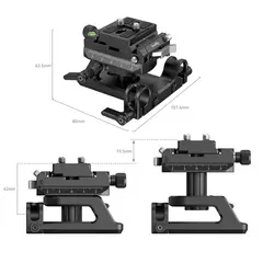 SmallRig 4233 Height adj Mount Plate Kit Universal ARCA &amp; Manfrotto compatible