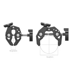 SmallRig 4249 Super Clamp Med Arri Rosette Mount