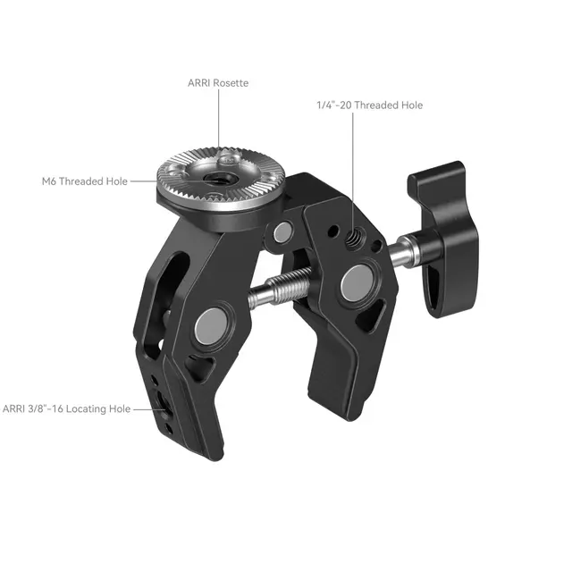 SmallRig 4249 Super Clamp Med Arri Rosette Mount 