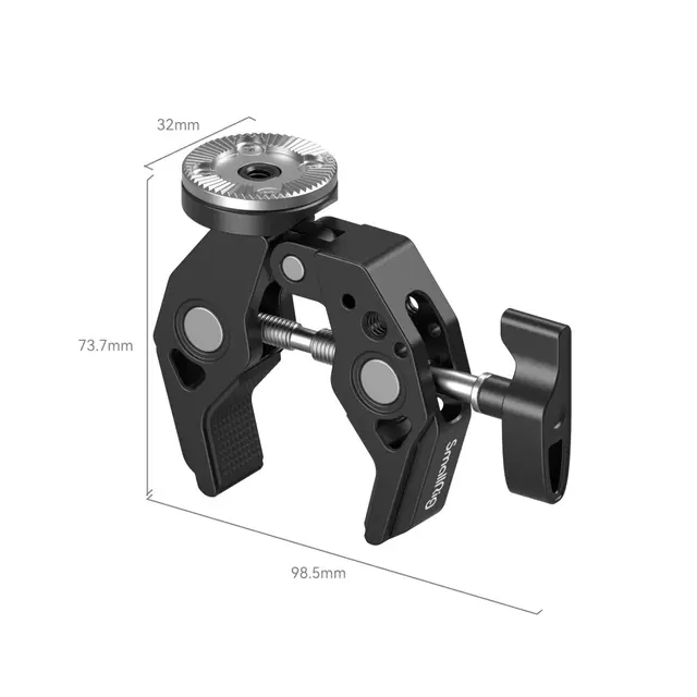 SmallRig 4249 Super Clamp Med Arri Rosette Mount 