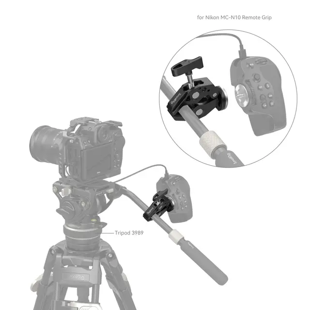 SmallRig 4249 Super Clamp Med Arri Rosette Mount 
