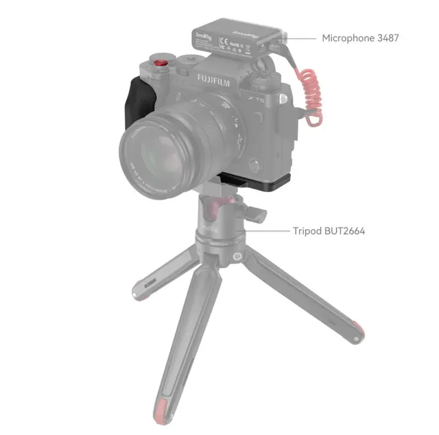 SmallRig 4260 L-Shape Grip X-T5 Black Grep m/ Arca Swiss feste Fujifilm X-T5 