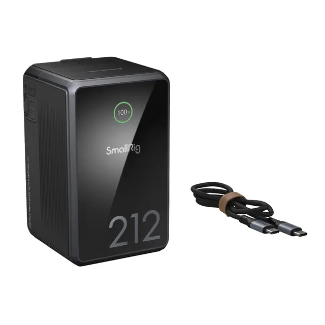 SmallRig 4293 V-Mount Batteri Mini VB212 212Wh Mini V-loxk Battery 140W PD lading 