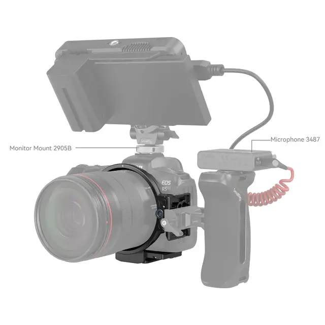 SmallRig 4300 Mount Plate Kit Rotatable Horizontal-To-Vertical for R 