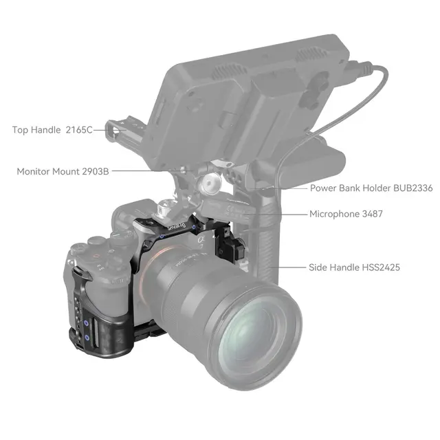 SmallRig 4308 Cage Kit "Rhinoceros" For Sony A7R V / A7 IV / A7S III 