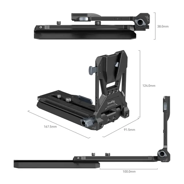 SmallRig 4323 V-Mount Battery Mount Plate Kit For Cinema Cameras 