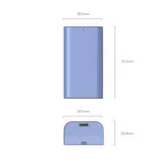 SmallRig 4331 Camera Battery NP-F550 NP-F / L-serie batteri 3500mAh. USB lade
