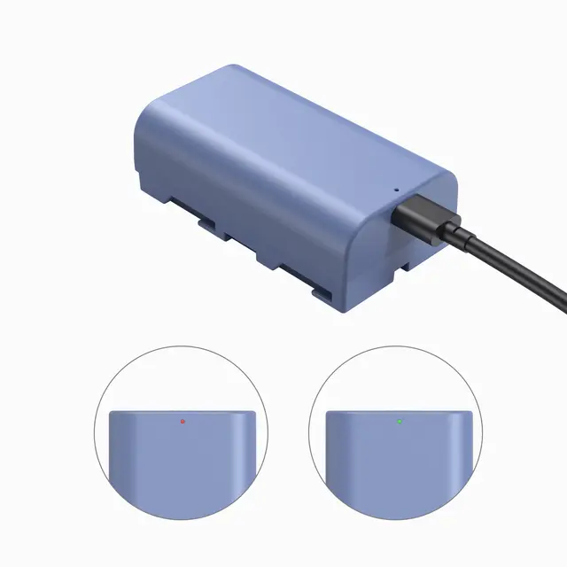 SmallRig 4331 Camera Battery NP-F550 NP-F / L-serie batteri 3500mAh. USB lade 
