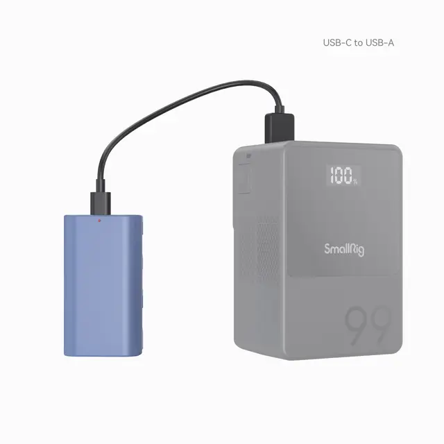 SmallRig 4331 Camera Battery NP-F550 NP-F / L-serie batteri 3500mAh. USB lade 