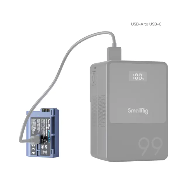 SmallRig 4332 EN-EL15c Kamerabatteri Blå USB-C ladbart Nikon EN-EL15c 