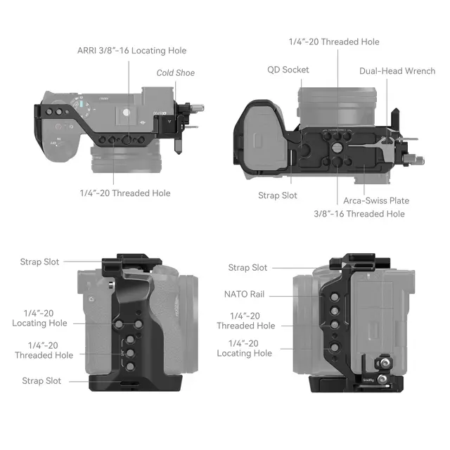 SmallRig 4336 Cage Kit for Sony A6700 