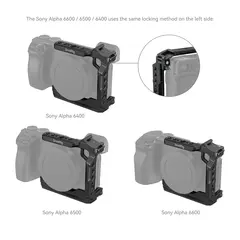 SmallRig 4337 Half Cage Sony A6*** serie Kamerabur Sony A6700/A6600/A6500/A6400