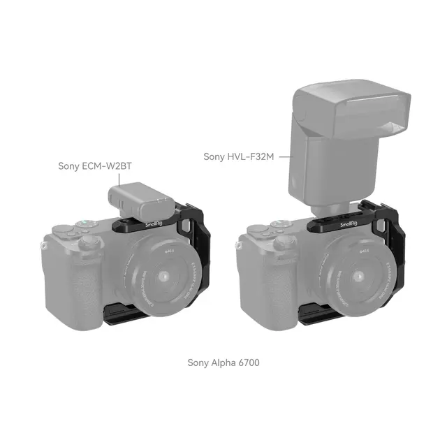 SmallRig 4337 Half Cage Sony A6*** serie Kamerabur Sony A6700/A6600/A6500/A6400 