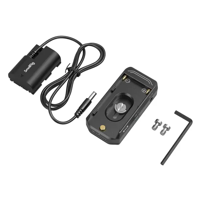 SmallRig 4340 NP-F Battery Adapter LP-E6 NP-F batteri til LP-E6 Dummy adapter 