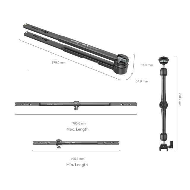 SmallRig 4362 x Mikevisuals ExtensionArm Tracking Shot Kit 