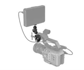 SmallRig 4373 Crab-Shaped Super Clamp Kit med Ballhead &amp; Magic Arm + GoPro