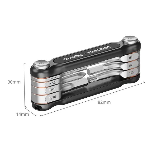 SmallRig 4374 x Film Riot 7-in-1 Tool Verktøy for mange skruoppgaver 