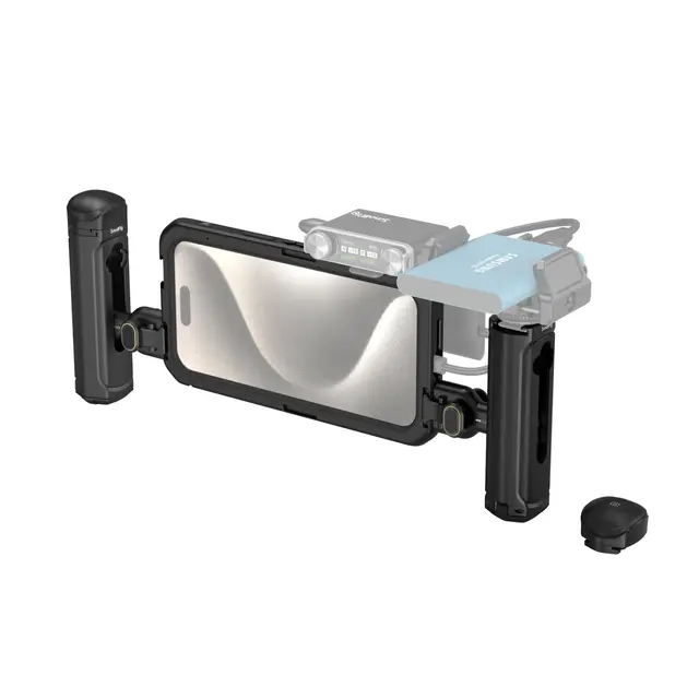 SmallRig 4392 Mobile Video Kit Dual Handheld, For iPhone 15 Pro Max 