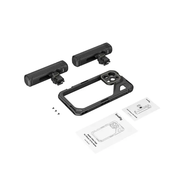 SmallRig 4392 Mobile Video Kit Dual Handheld, For iPhone 15 Pro Max 