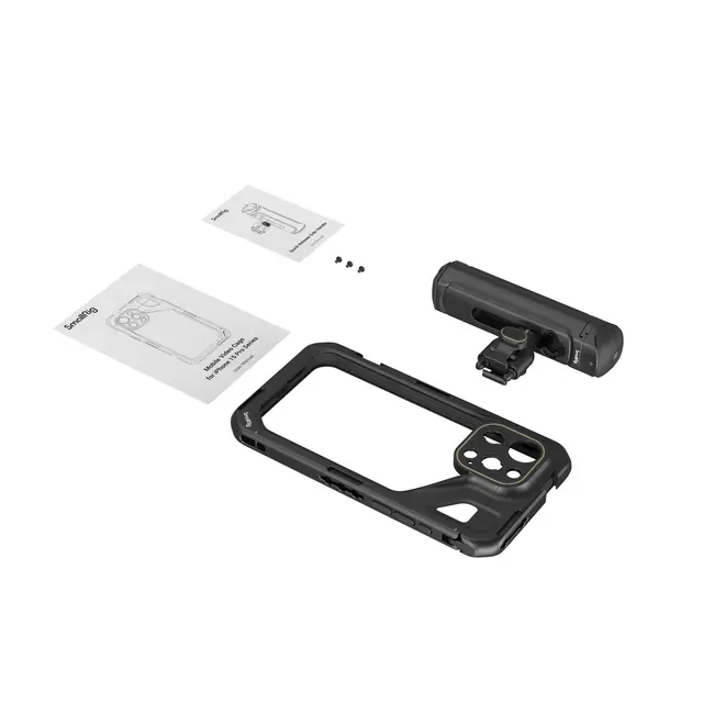 SmallRig 4393 Mobile Video Kit Single Handheld, For iPhone 15 Pro Max 