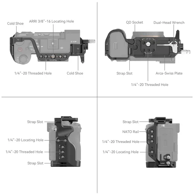 SmallRig 4422 Cage Kit For Sony A7CII / A7CR 