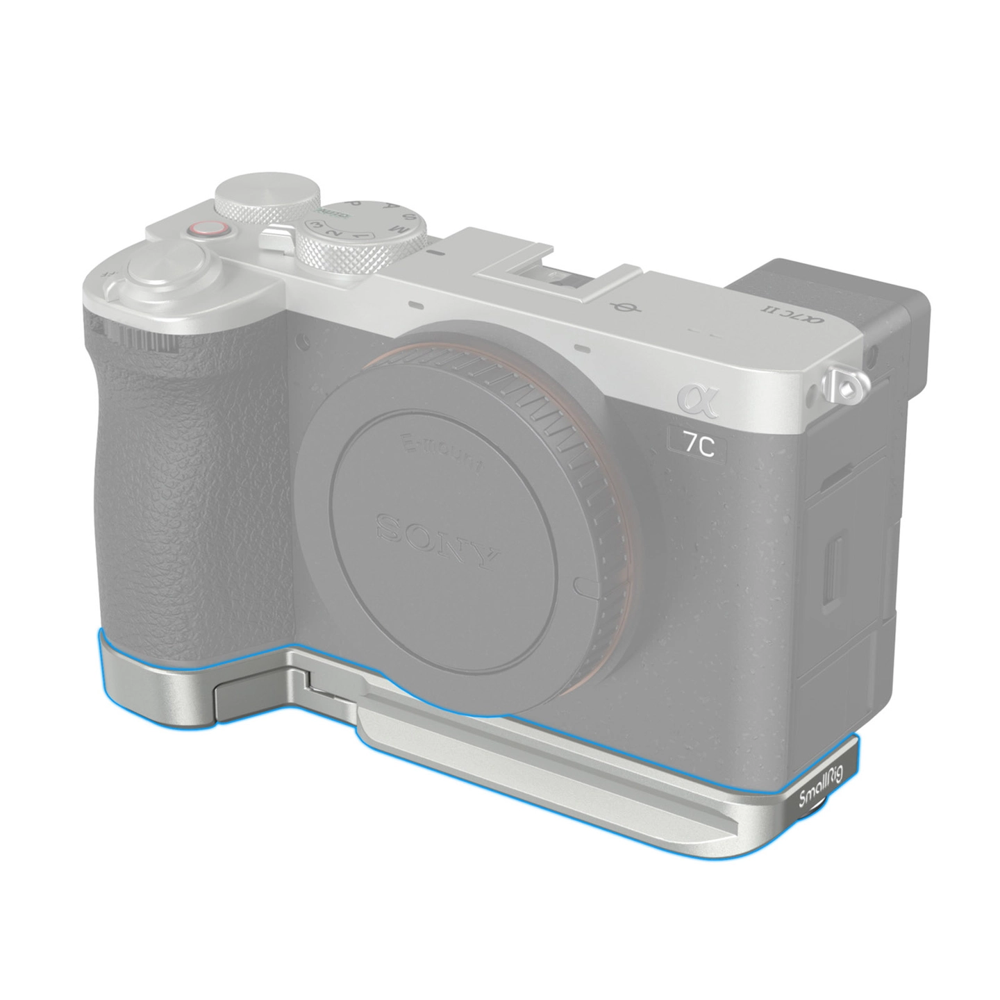 SmallRig 4439 Bottom Mount Plate For Sony A7CII / A7CR. Silver