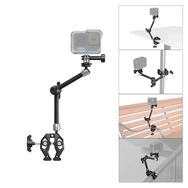 SmallRig Multi-Functional Crab-Shaped Clamp with Ballhead Magic Arm 2