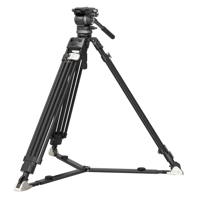 SmallRig 4465 Pro Video Carbon Tripod Med Fluid Head AD-Pro8 