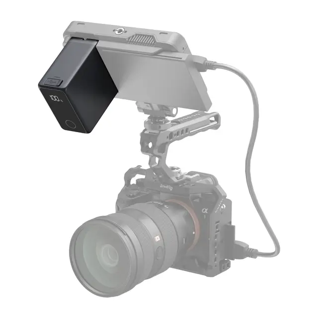 SmallRig 4469 NP-F970 Camera Battery Black. USB-C Rechargeable 
