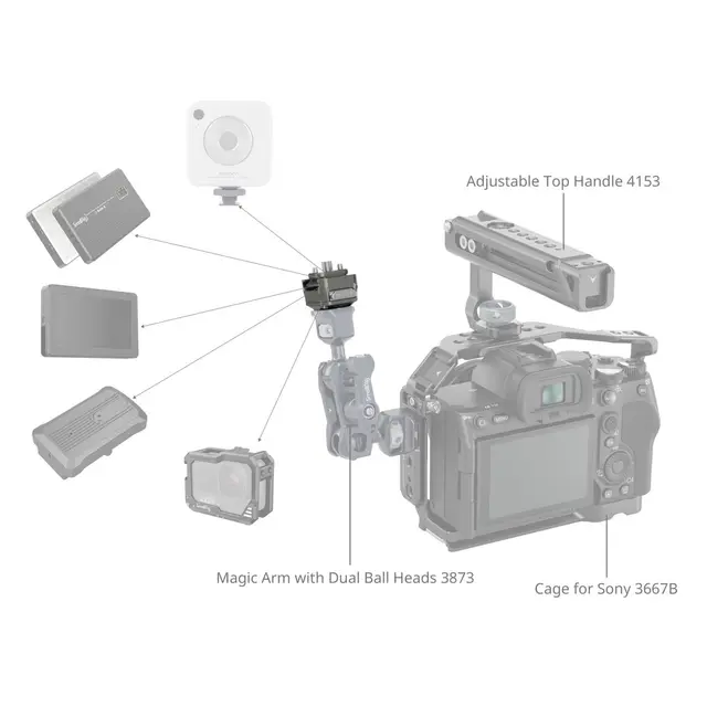 SmallRig 4491 HawkLock H21 Universal Quick Release Mount Plate Kit 