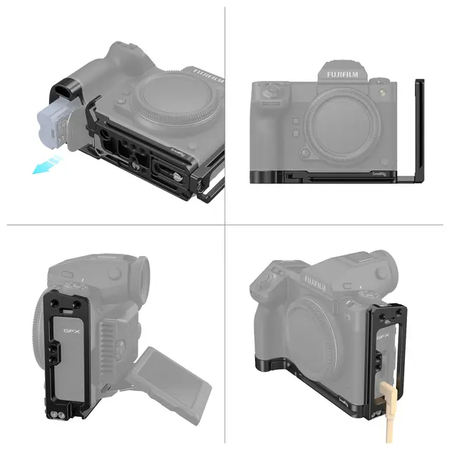 SmallRig 4514 L-Bracket GFX 100 II Vinkelskinne Fujifilm GFX 100 II 