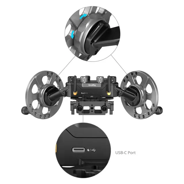 SmallRig 4525 Gimbal Control Wheels For DJI RS Series 