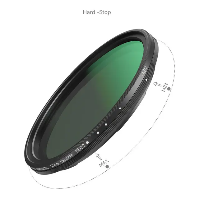 SmallRig 4581 Attachable VND Filter ND2-ND32 (1-5 Stop) 67mm 