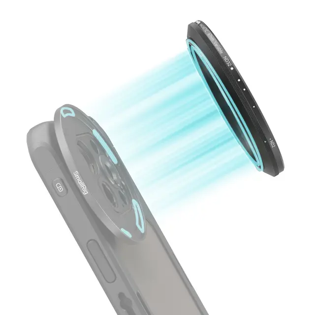 SmallRig 4581 Attachable VND Filter ND2-ND32 (1-5 Stop) 67mm 
