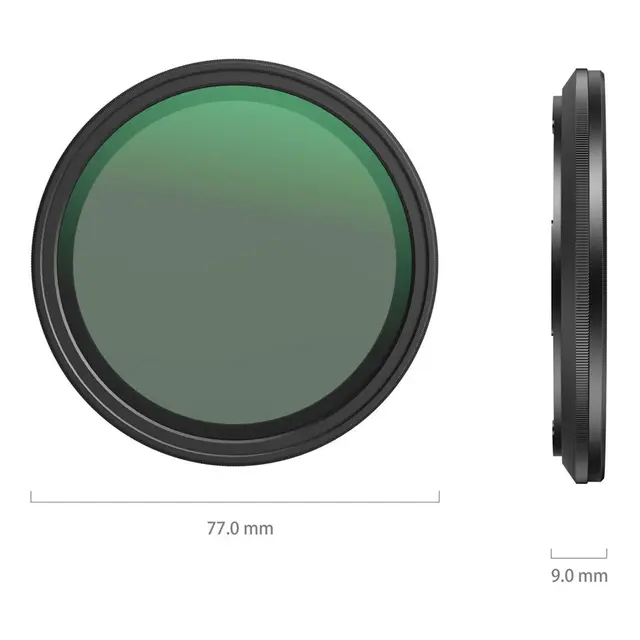 SmallRig 4581 Attachable VND Filter ND2-ND32 (1-5 Stop) 67mm 