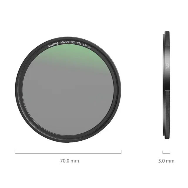 SmallRig 4582 Attachable CPL Filter 67mm 