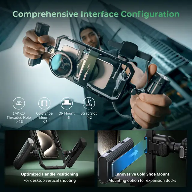 SmallRig 4596 x Brandon Li All-In-One Mobile Video Kit (Special Edition) 