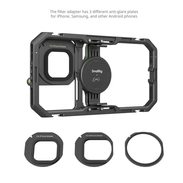 Smallrig 4596 x Brandon Li All-In-One Komplett mobil videorigg (iPhone 12-16) 