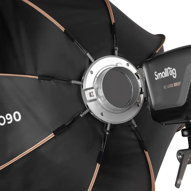 SmallRig 4633 Octagonal Softbox LA-O90 8-kantet Softboks 90cm Bowens feste 