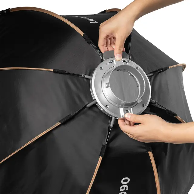 SmallRig 4633 Octagonal Softbox LA-O90 8-kantet Softboks 90cm Bowens feste 