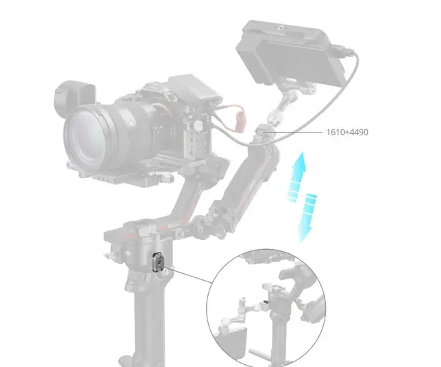 SmallRig 4640 HawkLock H21 Quick Release Mini NATO Rail for DJI Stabilizers 