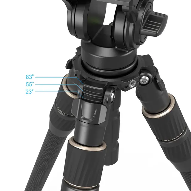 SmallRig 4643 Carbon Tripod FT-S303 Kit Med Videohode 
