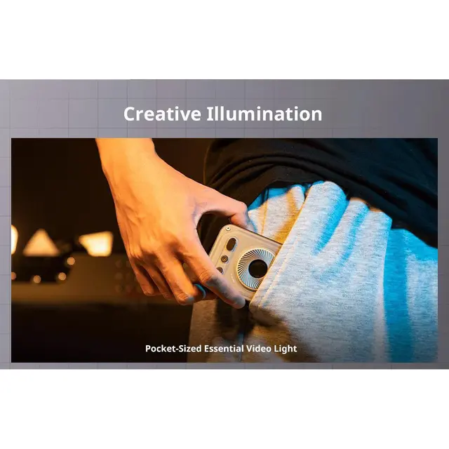 SmallRig 4660 Vibe P96 Pro Mini LED Video Light Black 