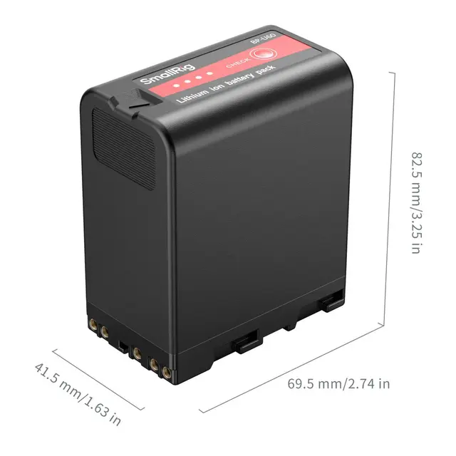 SmallRig 4670 BP-U60 Camcorder Battery 99Wh 