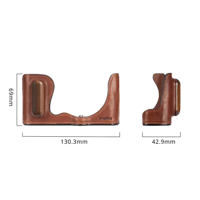 SmallRig 4703 Leather Half Case For Panasonic Lumix S9 