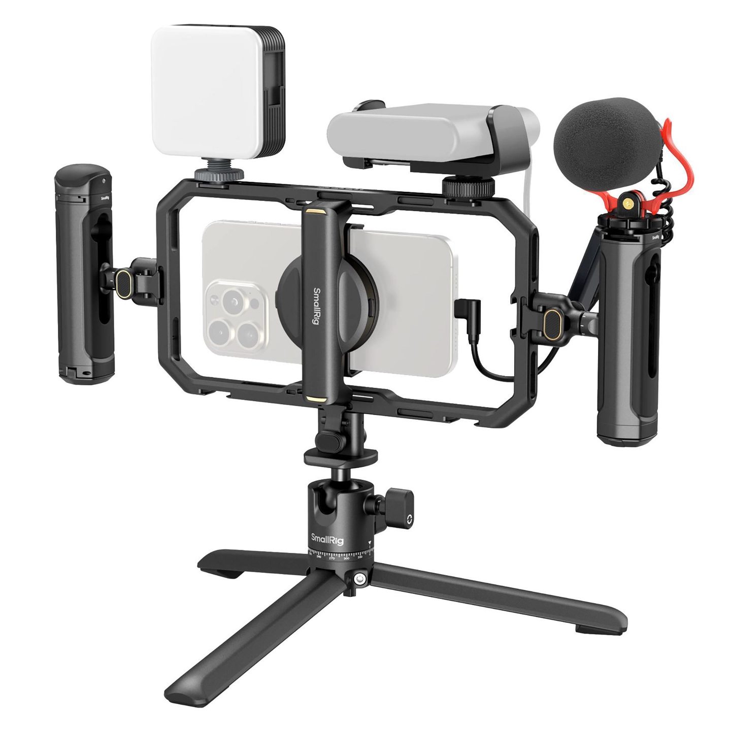 SmallRig 4704 All-in-One Video Kit For Smartphone Creators Quick Pro Ed