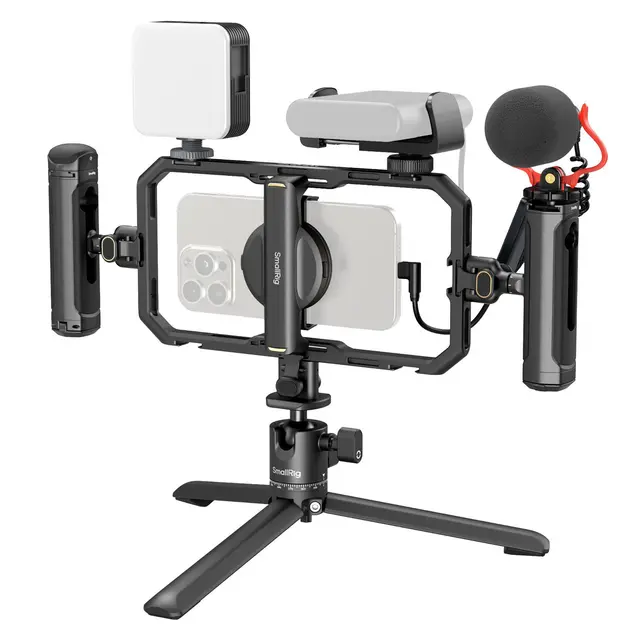 SmallRig 4704 All-in-One Video Kit For Smartphone Creators Quick Pro Ed 